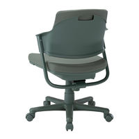 中央可鍛工業 ワントーンカラーチェア　グリーン OC-10-GR 1脚