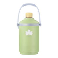 真空「温・冷」ペットボトルシリンダー グリーン 81287641 LOGOS/ロゴス