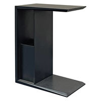 【軒先渡し】吉桂 BOXサイドテーブル プリメラ 幅250×奥行420×高さ560mm ブラック 1台（直送品）