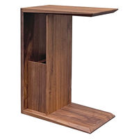 【軒先渡し】吉桂 BOXサイドテーブル プリメラ 幅250×奥行420×高さ560mm ウォールナット 1台（直送品）