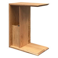 【軒先渡し】吉桂 BOXサイドテーブル プリメラ 幅250×奥行420×高さ560mm ホワイトオーク 1台（直送品）