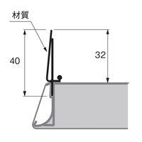 セラタ L型ランカンPCレールA 600用 LRA0592P 1セット(5本)（直送品）