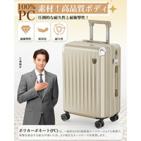 スーツケース 拡張機能・HINOMOTO超静音キャスター【NT-XB0502】 NT-XB0502 シャンパンゴールド S 1台（直送品）