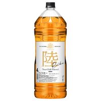 キリン ウイスキー 陸 50度　4L　ペット 1セット（2本）