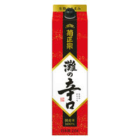 菊正宗酒造 辛口 パック 2L 1セット（4本） 日本酒
