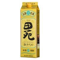 田苑 金ラベル 20度 1.8L パック 1セット（3本） 麦焼酎 田苑酒造