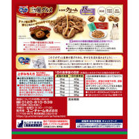 三ツ星グルメ お魚味クリーム 15歳頃から まぐろ・かつお味 国産 180g（18g×10袋入）1個 キャットフード 猫 ドライ（わけあり品）