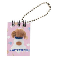 セキセイ デコピン ミニミニスケッチブック おすわりピンク DP-8305-00 1冊（直送品）