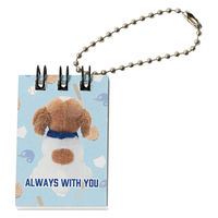 セキセイ デコピン ミニミニスケッチブック おすわりブルー DP-8304-00 1冊（直送品）