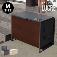 【軒先渡し】B.Bファニシング 屋外ゴミ収納庫 Lucre Mサイズ 幅820×奥行475×高さ615mm 145L ダークグレー 1台（直送品）