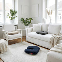 ユーキ・トレーディング ラウンジクッションウォッシャブル|丸ごと洗濯&乾燥機OK!清潔&快適なクッション LCW001-LI 1枚（直送品）