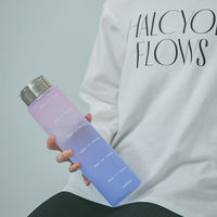 ハンドル付きタイムマーカーボトル パープル LAKOLE/ラコレ