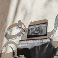 ロープパスポーチ ブラック LAKOLE/ラコレ