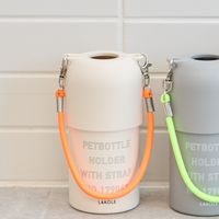 保温保冷 ロープハンドルペットボトルホルダー アイボリー LAKOLE/ラコレ