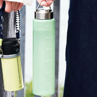 ハンドル付きタイムマーカーボトル ライトグリーン LAKOLE/ラコレ