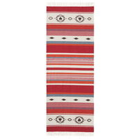 LOGOS  コットンラグ （240×90cm）（レッド） 71809756 LOGOS/ロゴス