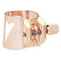 VANDOREN アルトサクソフォン リガチャー Optimum ピンクゴールドプレート LC07PGP 1個（直送品）