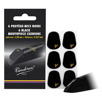 VANDOREN マウスピースクッション 0.8mm ブラック 6枚入り VMCX6+ 1個（直送品）