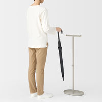 無印良品 スチールパイプ傘立て ウォームグレー 幅３５×奥行２２×高さ９７ｃｍ 良品計画