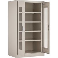 トラスコ中山 TRUSCO フリッパードアーキャビネット 1010X650XH1780 アクリル窓付 FPD-604G 1台（直送品）