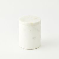 杉田エース CLOVER ホワイトマーブルコットンボックス 蓋付き CYT957649 1個（直送品）