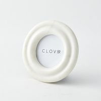 杉田エース CLOVER ホワイトマーブルフォトフレーム サークル CYT957655 1個（直送品）