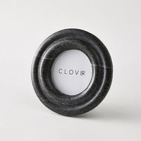 杉田エース CLOVER ブラックマーブルフォトフレーム サークル CYT957656 1個（直送品）