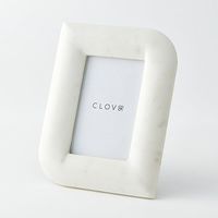 杉田エース CLOVER ホワイトマーブルフォトフレーム カーヴ CYT957661 1個（直送品）
