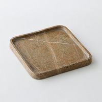 杉田エース CLOVER ブラウンマーブルトレイ W19 CXU957826 1個（直送品）