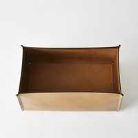 杉田エース CLOVER バッファローレザー ストレージボックス w/ハンドル CX2957975 1個（直送品）