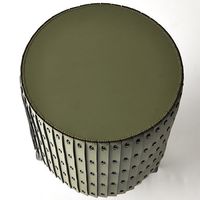 杉田エース CLOVER リサイクルレザー バスケット グリーン Φ35 CX2957982 1個（直送品）