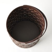 杉田エース CLOVER リサイクルレザー バスケット ダークブラウン Φ30.5 CX2957983 1個（直送品）