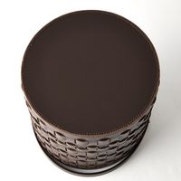 杉田エース CLOVER リサイクルレザー バスケット ダークブラウン Φ35 CX2957984 1個（直送品）