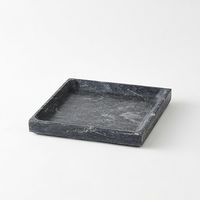 杉田エース CLOVER ブラックマーブルトレイ スクエア CYT957604 1個（直送品）