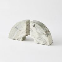 杉田エース CLOVER ブックエンド セクター トレントトマーブル 2個セット CYT957614 1個（直送品）