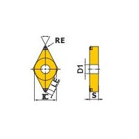 三菱マテリアル 旋削用インサート BRーDNGM BR-DNGM150612TA2:BC8220 1個（直送品）