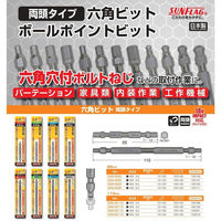 新亀製作所 両頭六角ビット DSW-4065 1本（直送品）