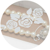 茶谷産業 木製ジュエルケース(ホワイト) 017-810 1個（直送品）