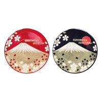 中西工芸 蒔絵 富士山 ダルマグラスペア 0770090 1個（直送品）