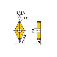 三菱マテリアル 旋削用インサート NPーDNGA NP-DNGA150408FS4:BC8210 1個（直送品）