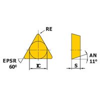 三菱マテリアル 旋削用インサート TPMR_standard TPMR160308:MC6125 1セット(10個)（直送品）