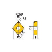 三菱マテリアル 旋削用インサート BFーCNGM BF-CNGM120412TSWS2:BC8210 1個（直送品）