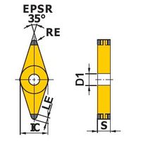 三菱マテリアル 旋削用インサート NPーVNGA NP-VNGA160404FS2:BC8210 1個（直送品）