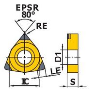 三菱マテリアル 旋削用インサート NPーWNGA NP-WNGA080408FS3:BC8210 1個（直送品）