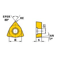 三菱マテリアル 旋削用インサート WCMT_MP WCMTL30204-MP:MC6125 1セット(10個)（直送品）