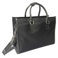 三実通商 渉外鞄 防犯 ブザー付 ビジネスバッグ 撥水 防水 A4 タブレット K-4324B 1個（直送品）