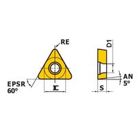 三菱マテリアル 旋削用インサート TBMT_FV TBMT060102-FV:MC6115 1セット(10個)（直送品）