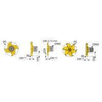 タンガロイ VSTー4，6 VST217W0.76R000-4S08:GH730 1セット(2個)（直送品）
