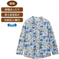 ケアファッション ロングファスナーTシャツ ブラック LL W0182089223 1着（直送品）