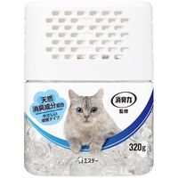 ニャンとも清潔トイレ 消臭プロフェッショナルビーズ 猫用 ウンチ・オシッコ専用 置き型 本体 微香 320g 1個 エステー